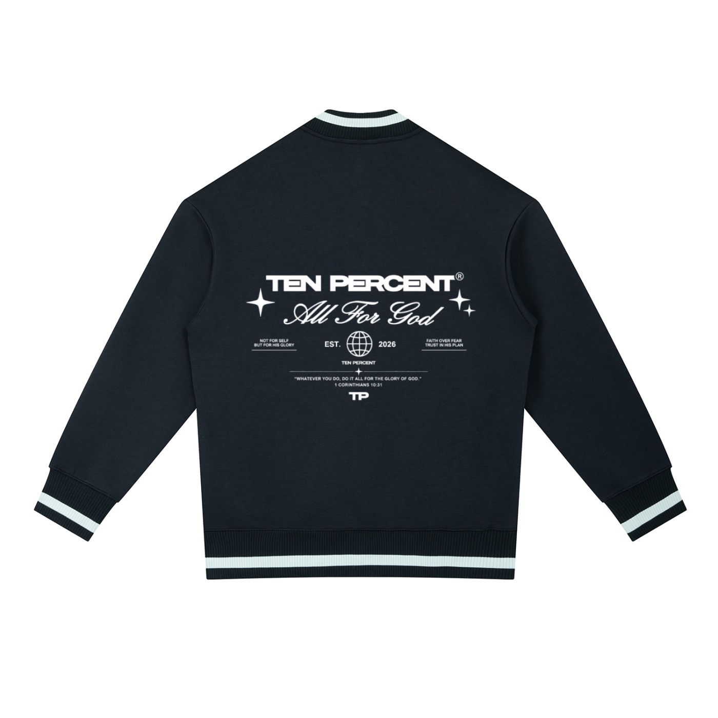 Contrast Piping Zip Bomber Jacket - Image 6