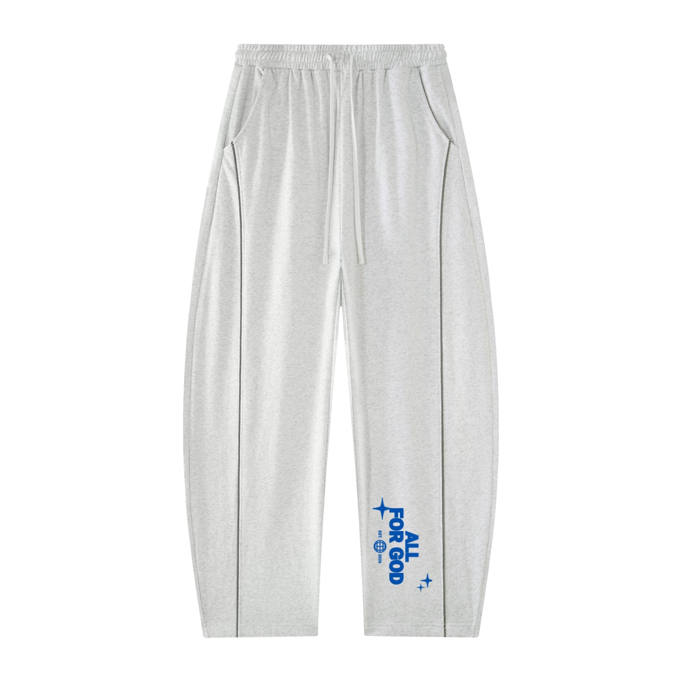 Unisex Heavyweight Barrel Leg Sweatpants - Image 3
