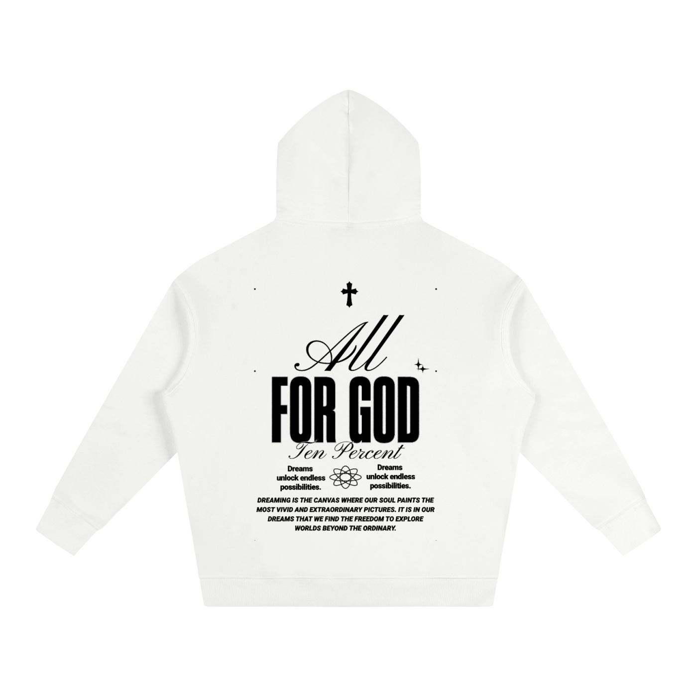 Oversize Fleeced Hoodie - Image 4