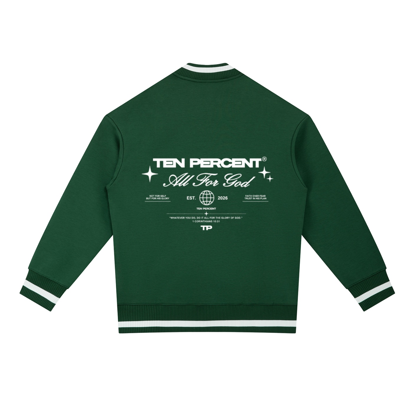 Contrast Piping Zip Bomber Jacket - Image 2